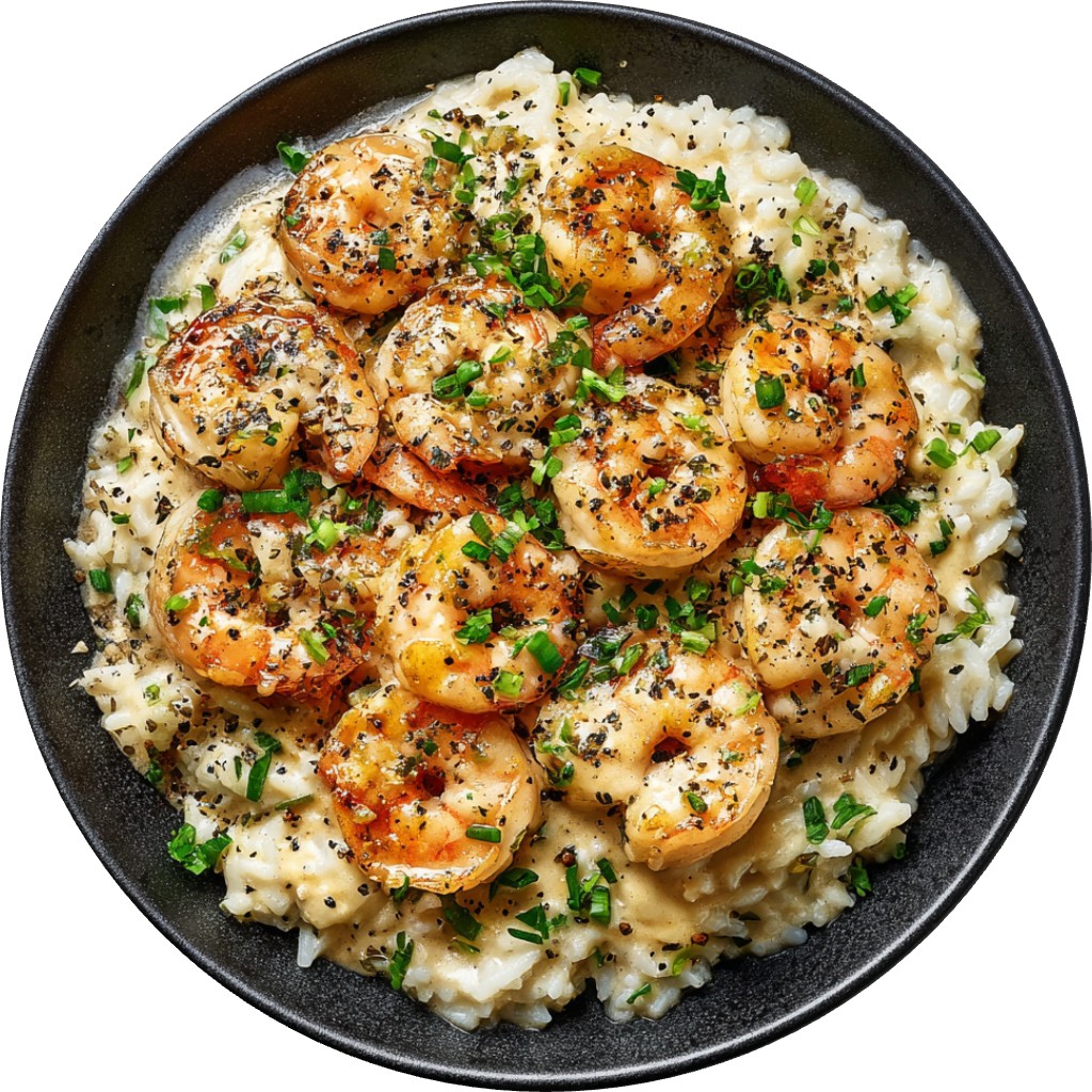 Butter-Cream Shrimp & Rice