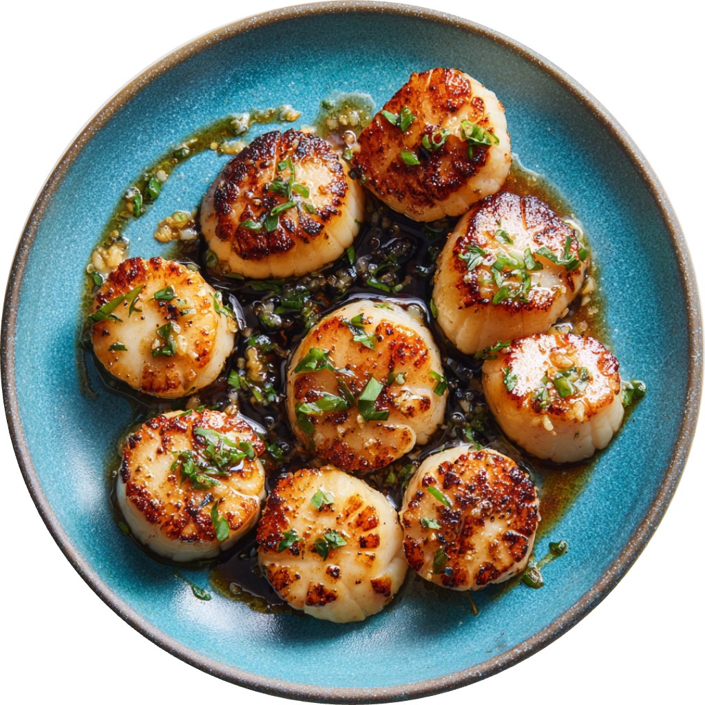 Seared Scallops With Browned Butter–Miso Sauce