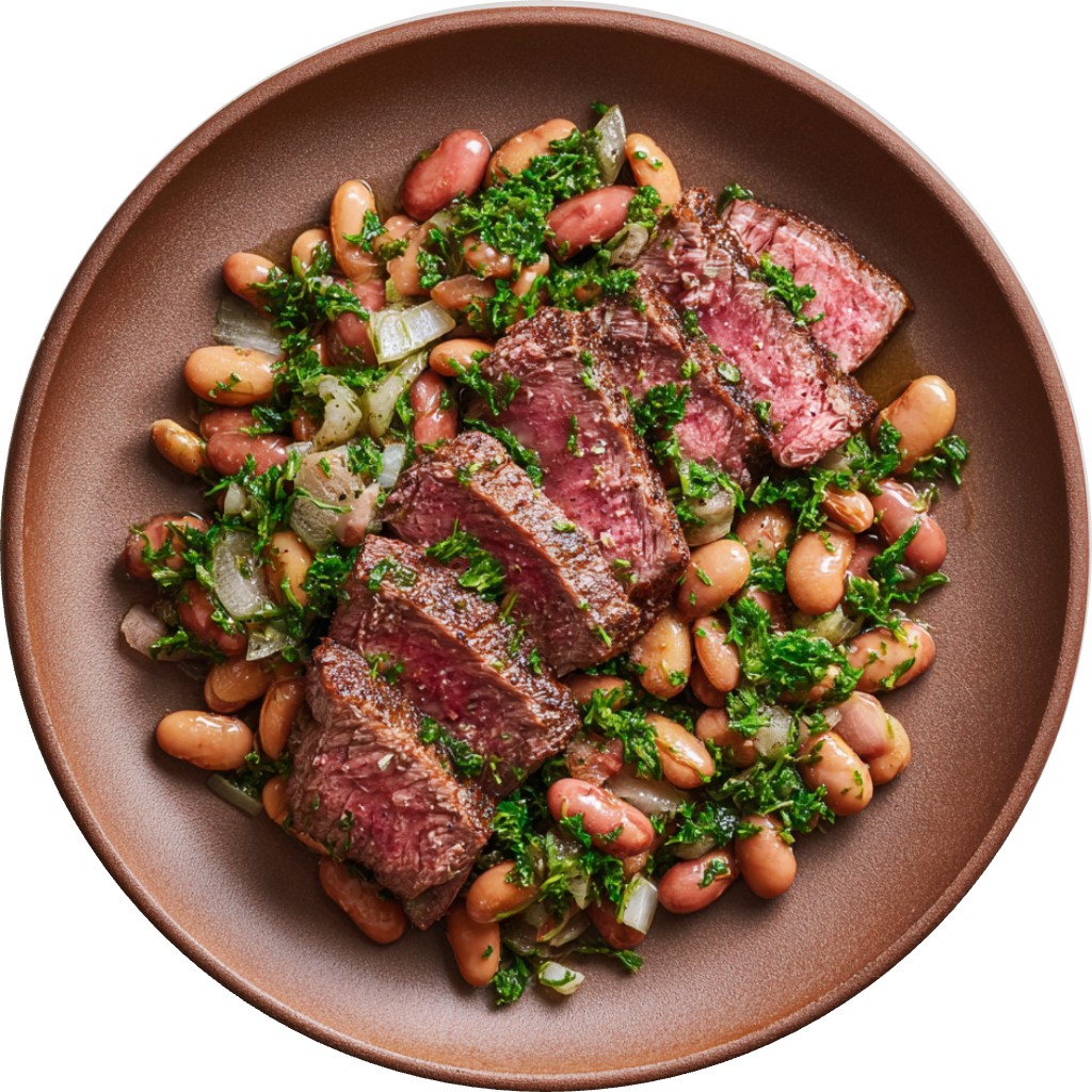 Steak Dense Bean Salad