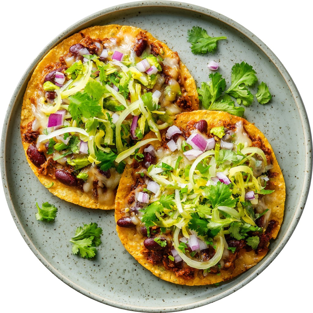 Crispy Cheesy Tostadas