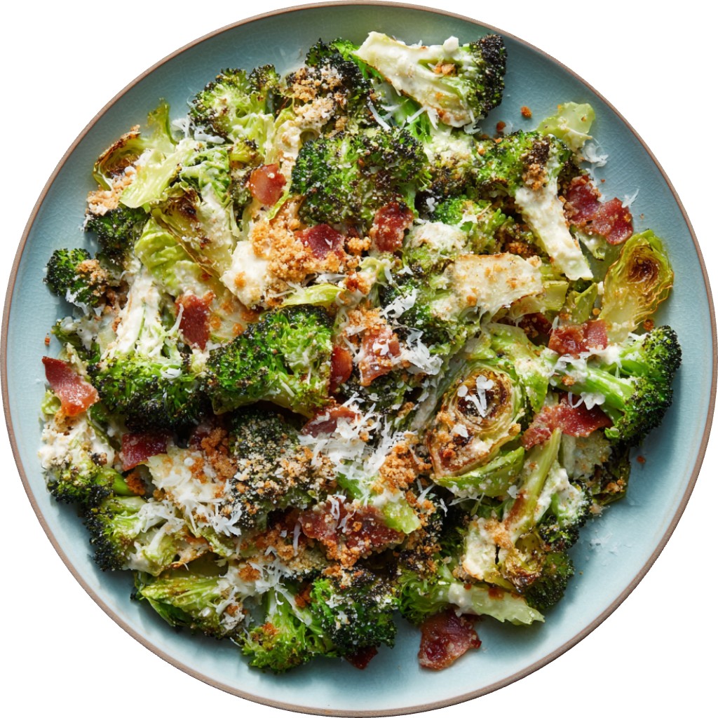 Warm Broccoli Caesar
