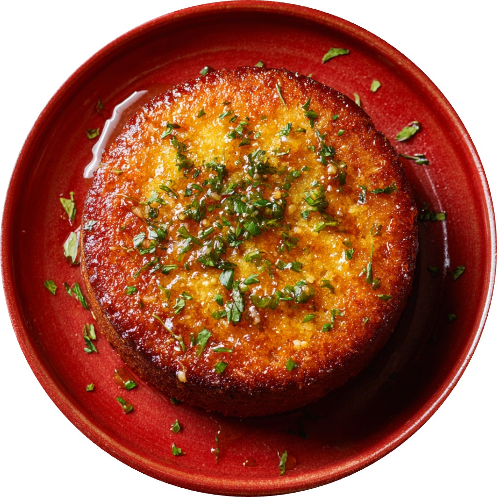 Southern Fried Cornbread With Mike’s Hot Honey Butter Glaze