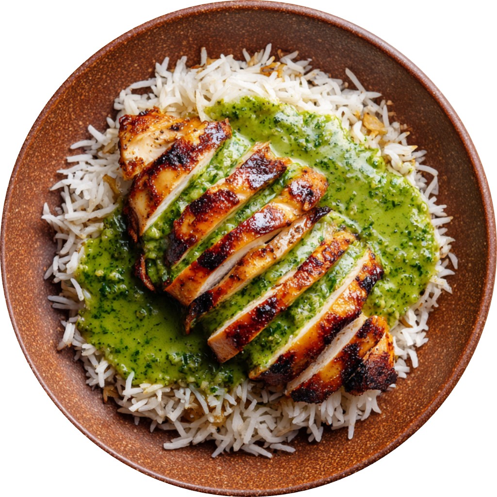Grilled Chicken With Green Sauce