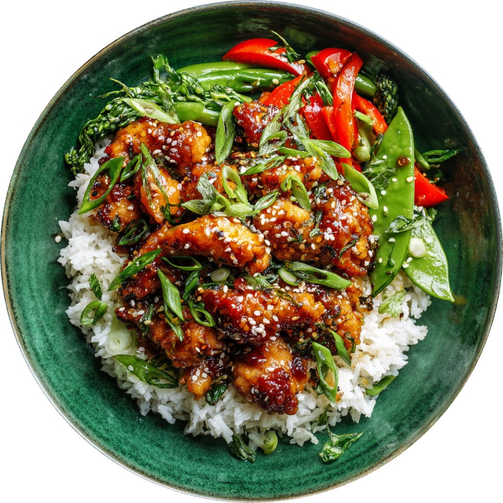 Honey Sesame Chicken Bowls