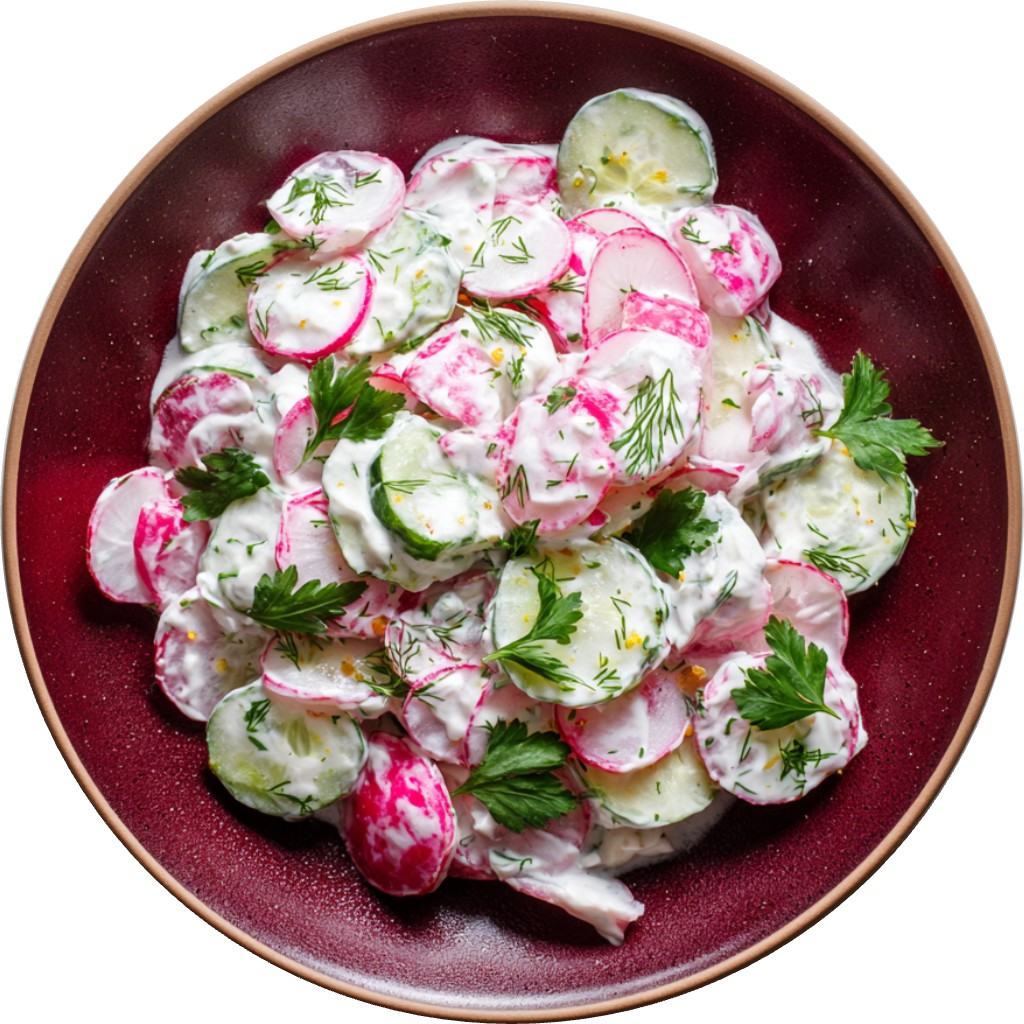 Cucumber Radish Salad