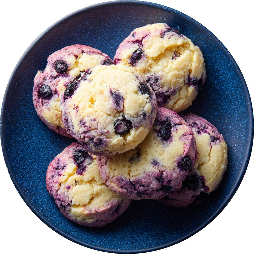 Lemon Blueberry Cheesecake Cookies