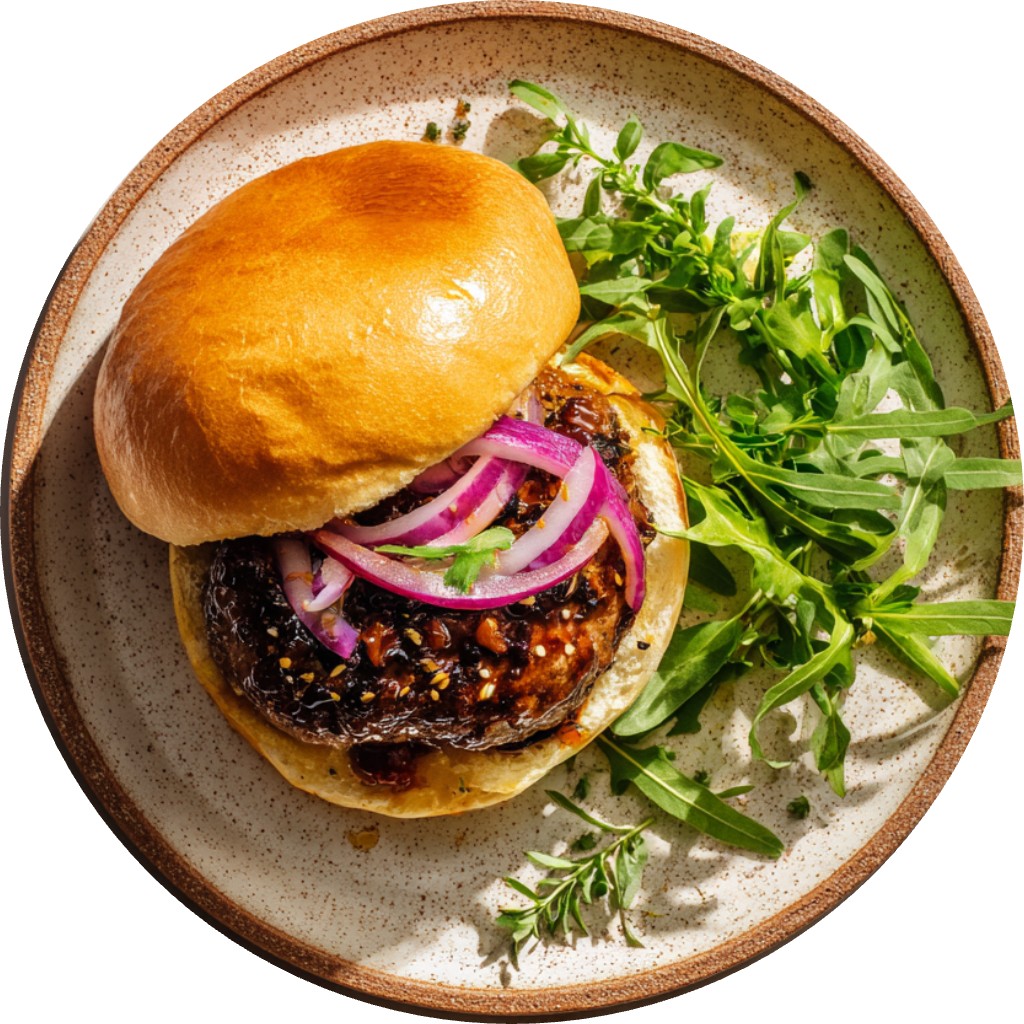 Hot Honey Caramelised Onion Smash Burgers