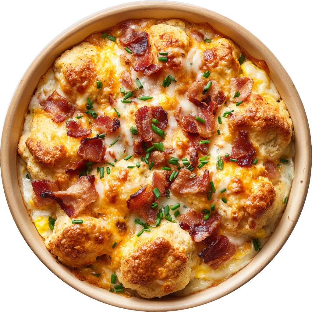 Best Bacon Egg & Cheese Biscuit Casserole