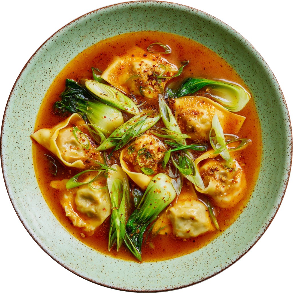 Red Curry Wonton Soup
