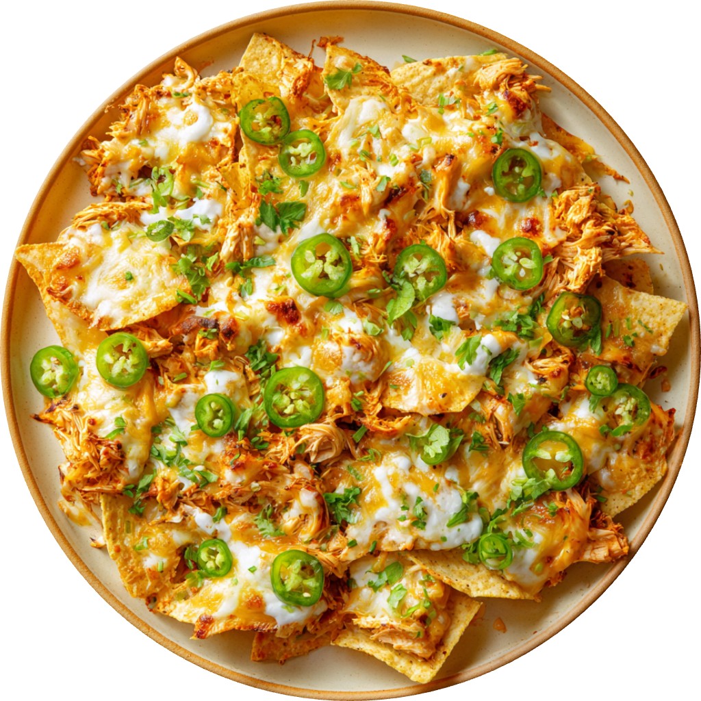 Buffalo Chicken Sheet Pan Nachos