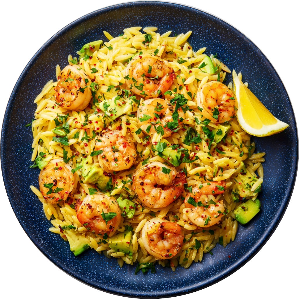 Easy 1-Pan Lemon Orzo Pasta With Shrimp