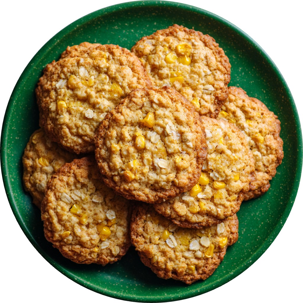 Butter Oat Corn Cookies