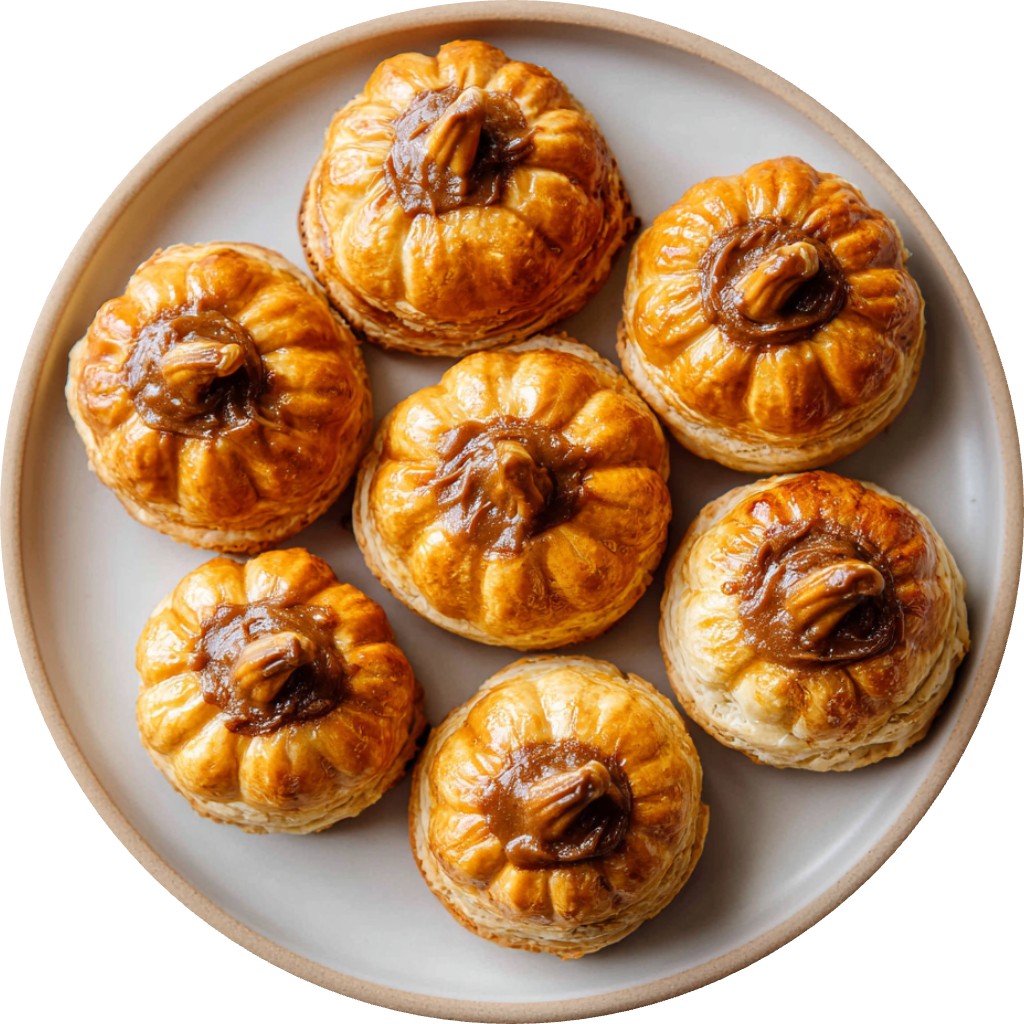 Halloween Biscoff Pumpkin Pastries
