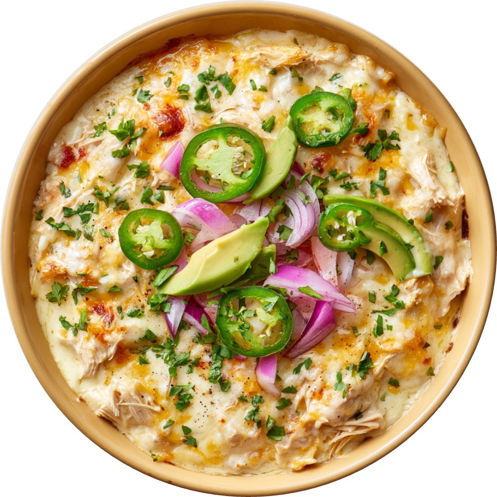 Creamy Chicken Enchilada Skillet