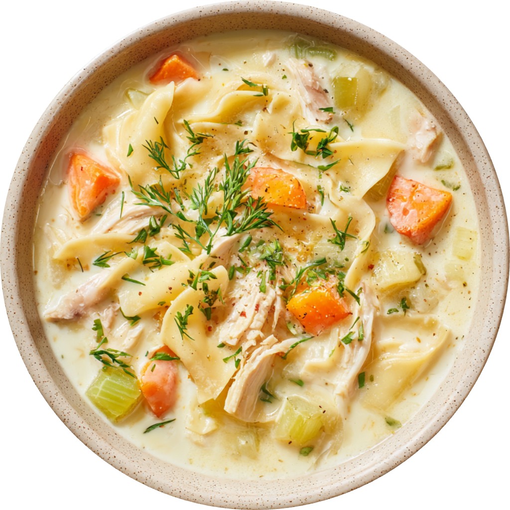 Creamy Chicken Noodle Soup