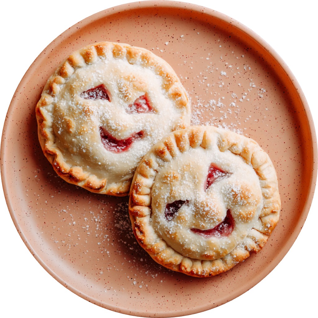 Cherry Face Pies