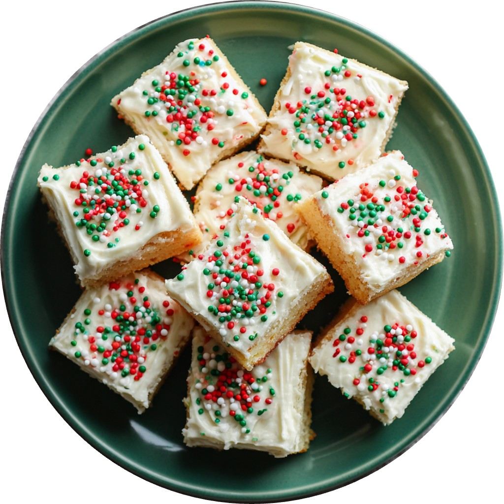 Christmas Sugar Cookie Bars