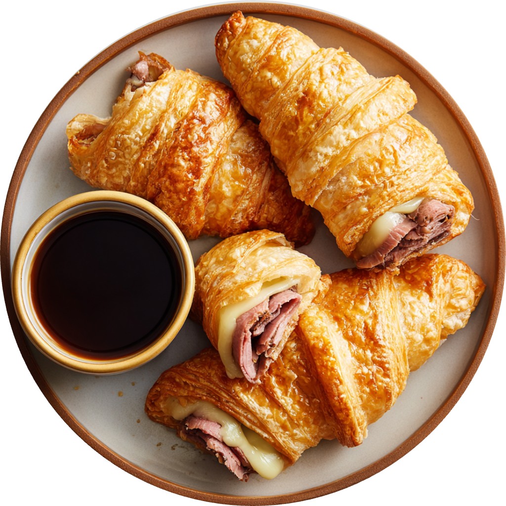 French Dip Croissants