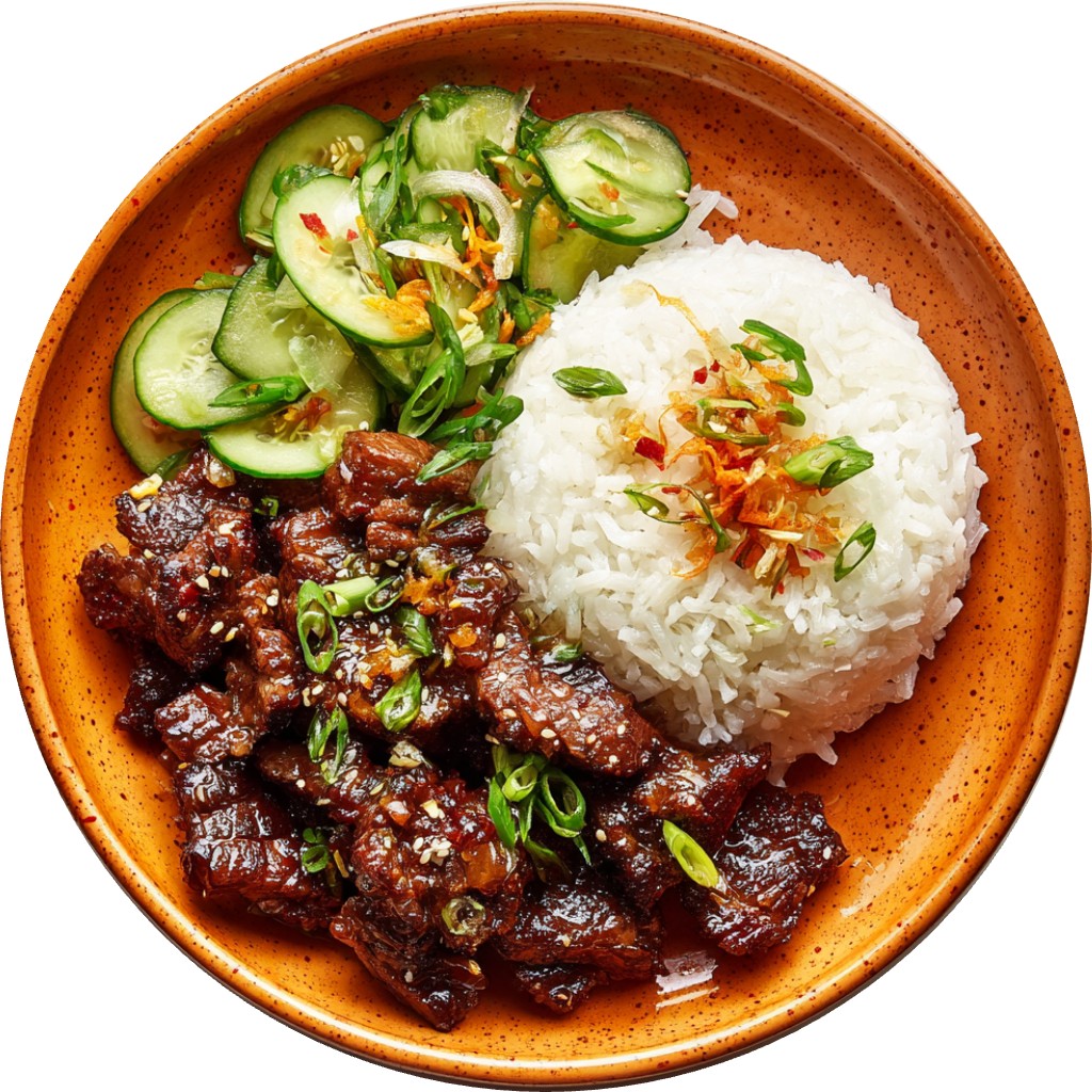 Soy & Garlic Steak Rice Bowl