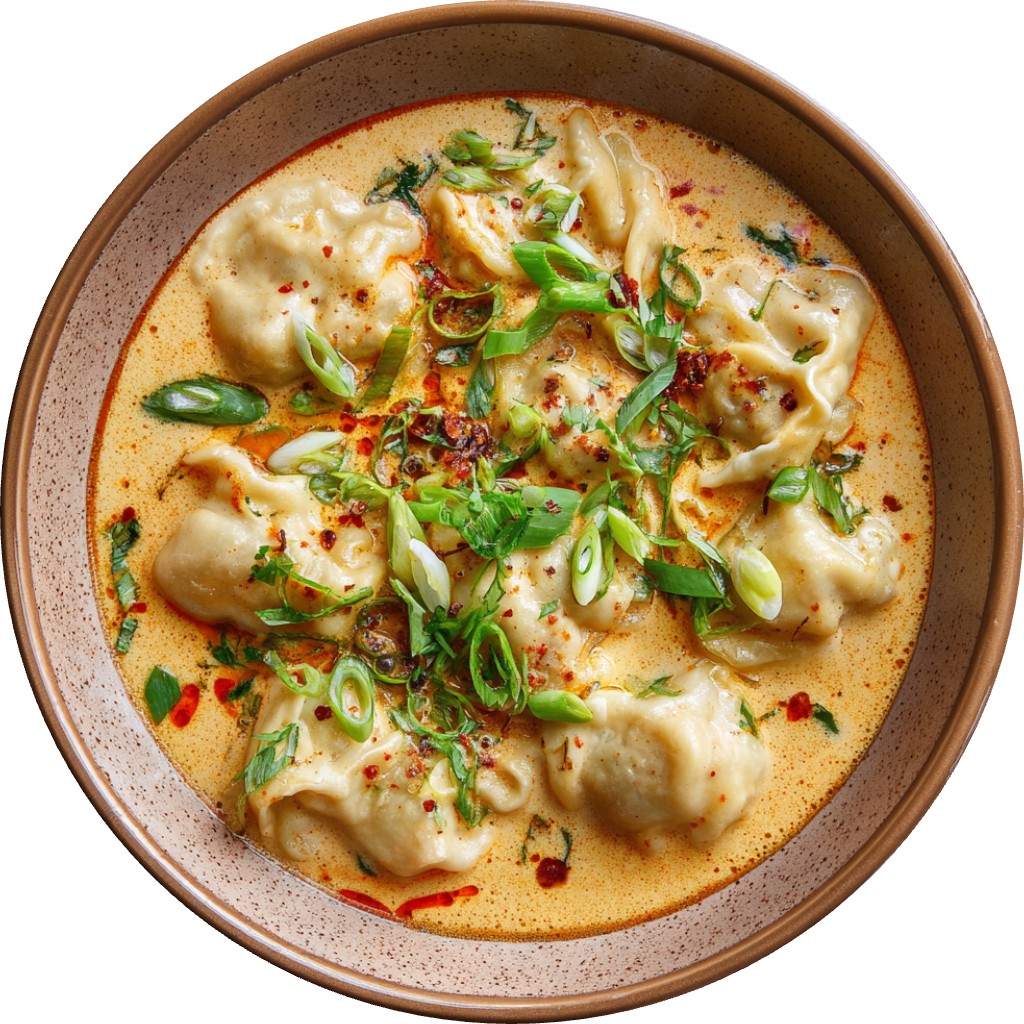 Coconut Curry Dumpling Soup