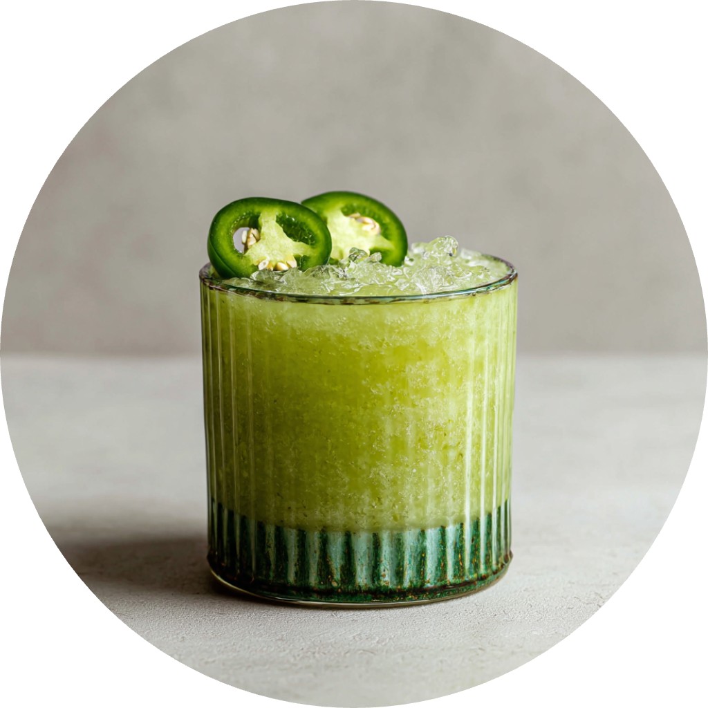 Frozen Spicy Pickle Margarita