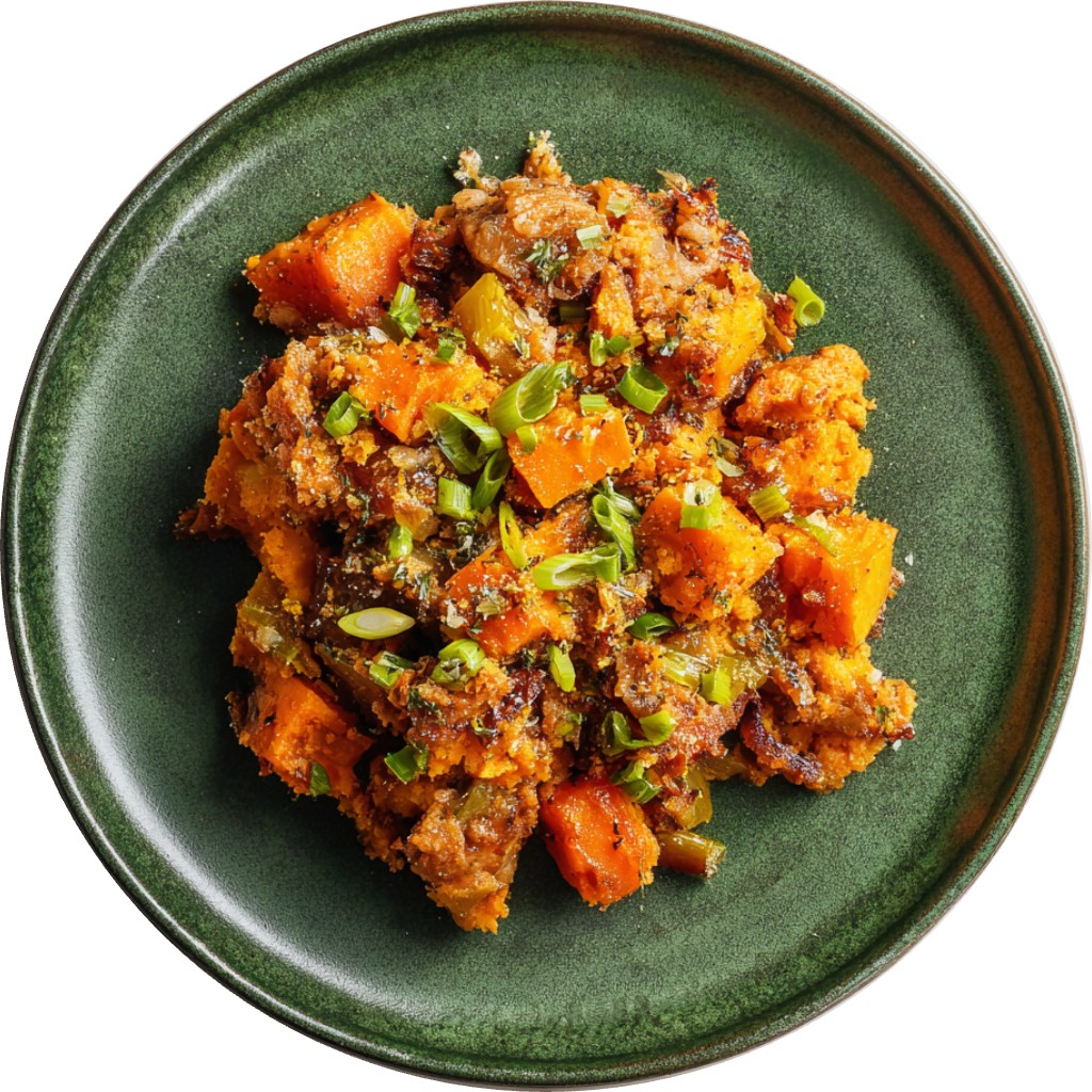 Maple Cinnamon Sweet Potato Casserole