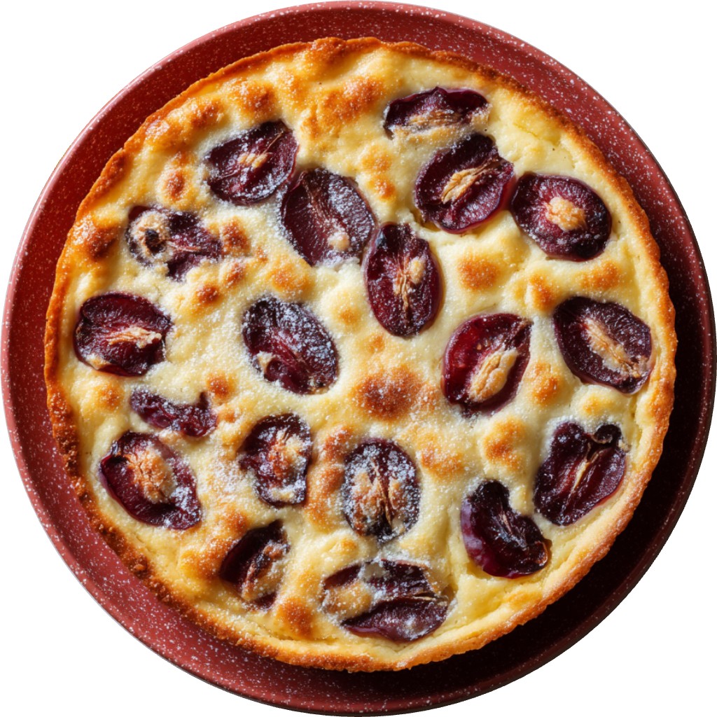 Plum Pie With Cinnamon
