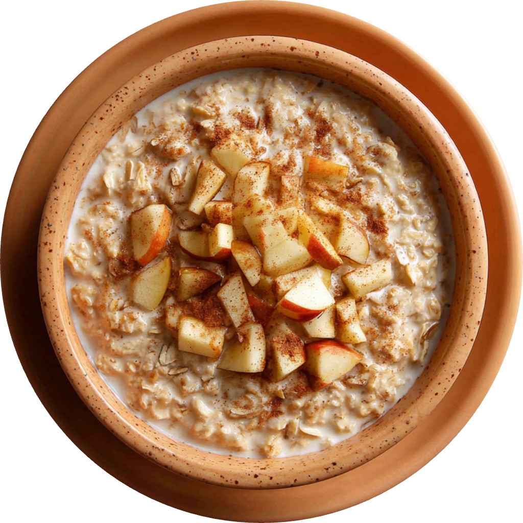 Maple Cinnamon Apple Overnight Oats