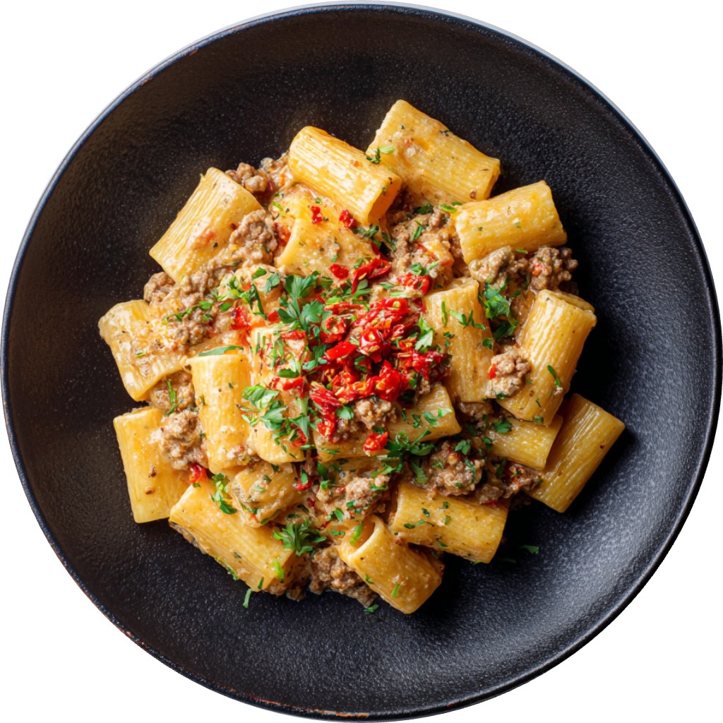Creamy Rigatoni And Calabrian Chilies