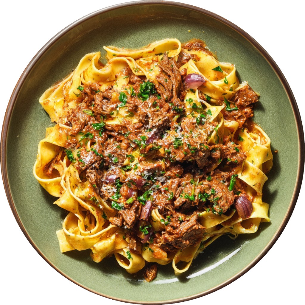 Creamy Chipotle Beef Ragu Pasta