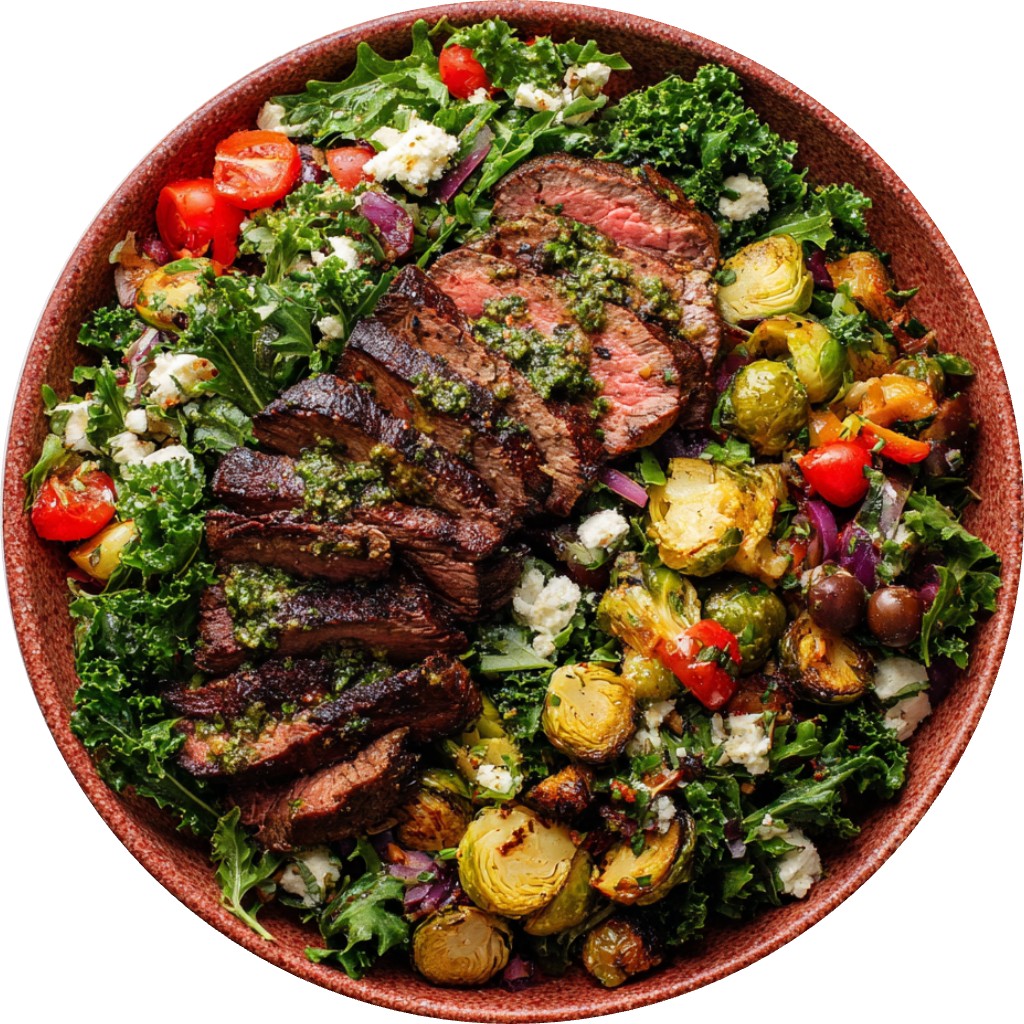 Grilled Steak And Kale Salad