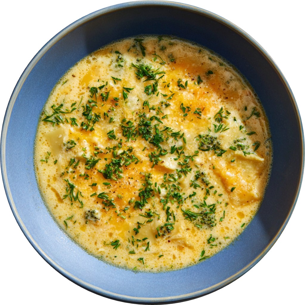 Broccoli Cheddar Lasagna Soup