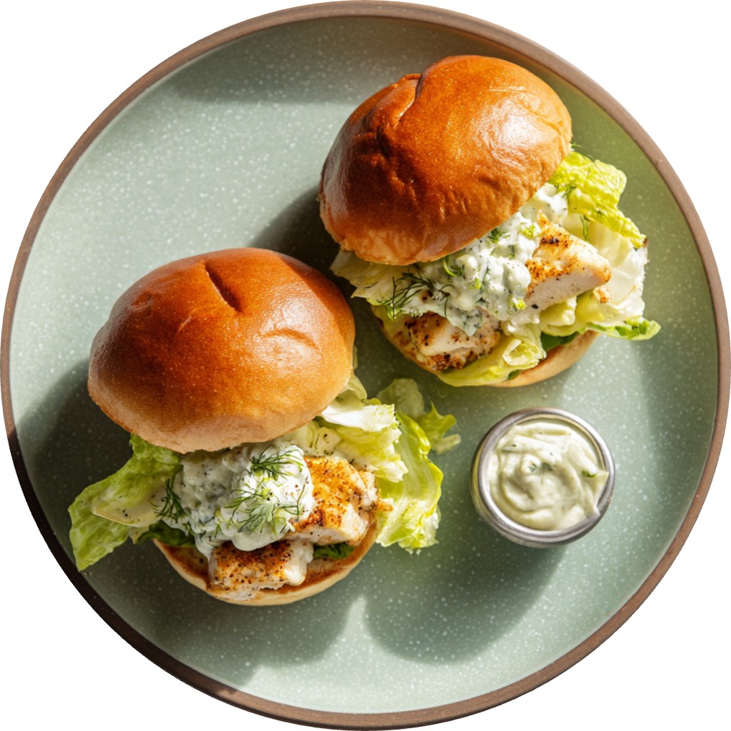 Chicken Sliders With Caesar Salad And Garlic Aioli