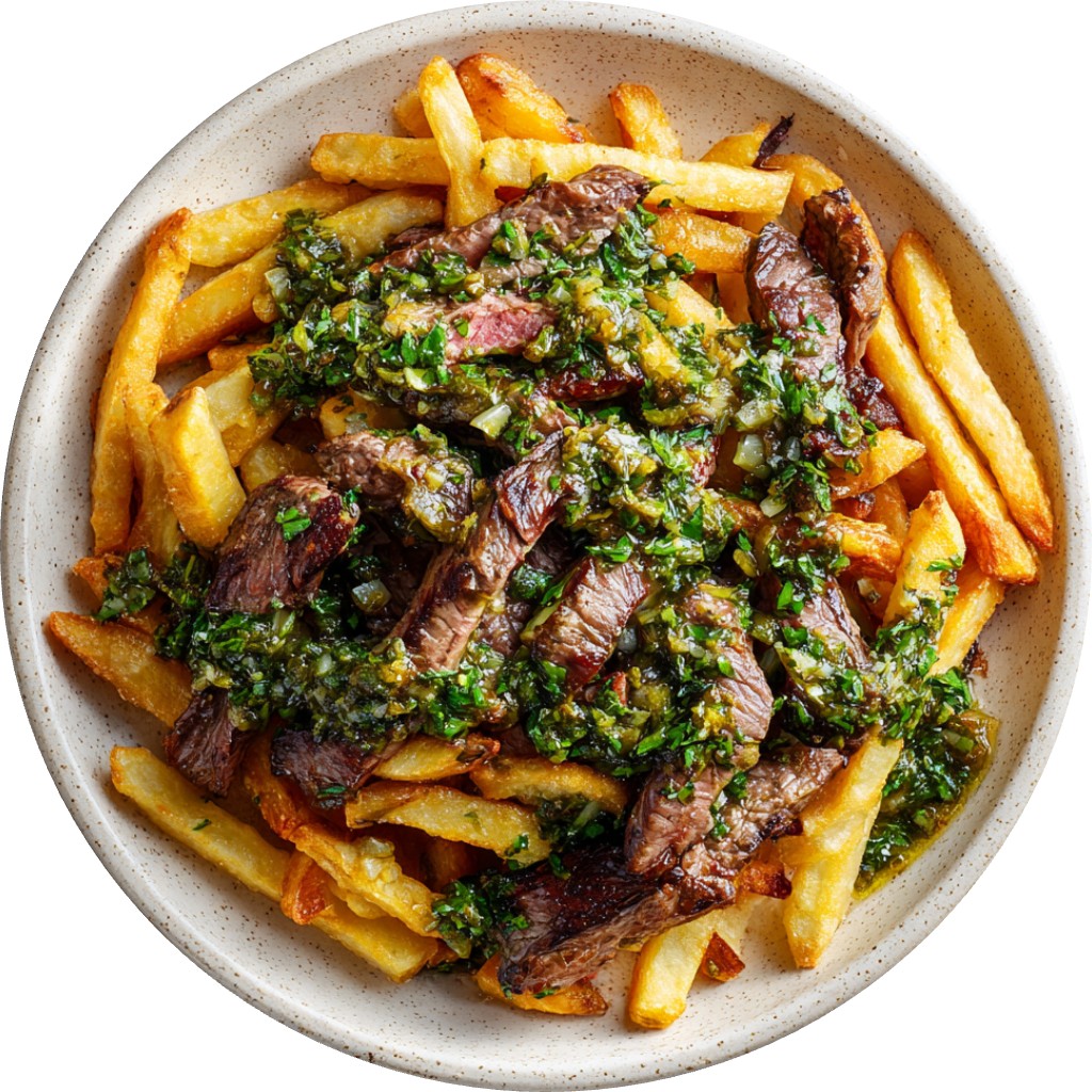 Steak Chimichurri Loaded Fries