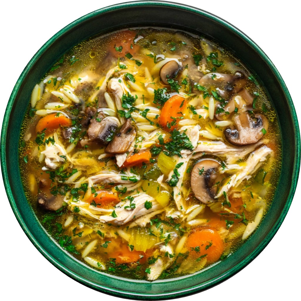 Fall Chicken And Orzo Soup