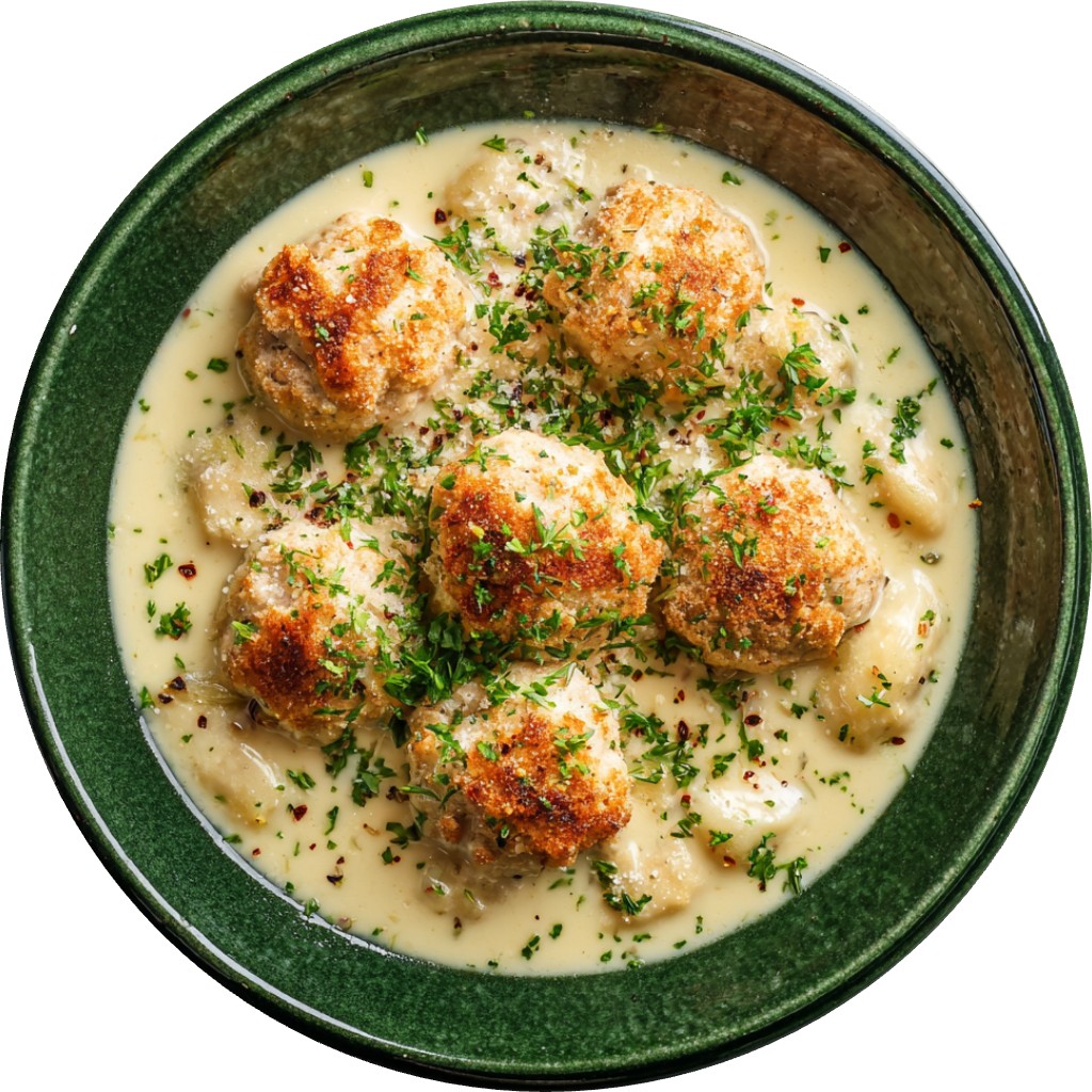 Marry Me Chicken Meatball Soup
