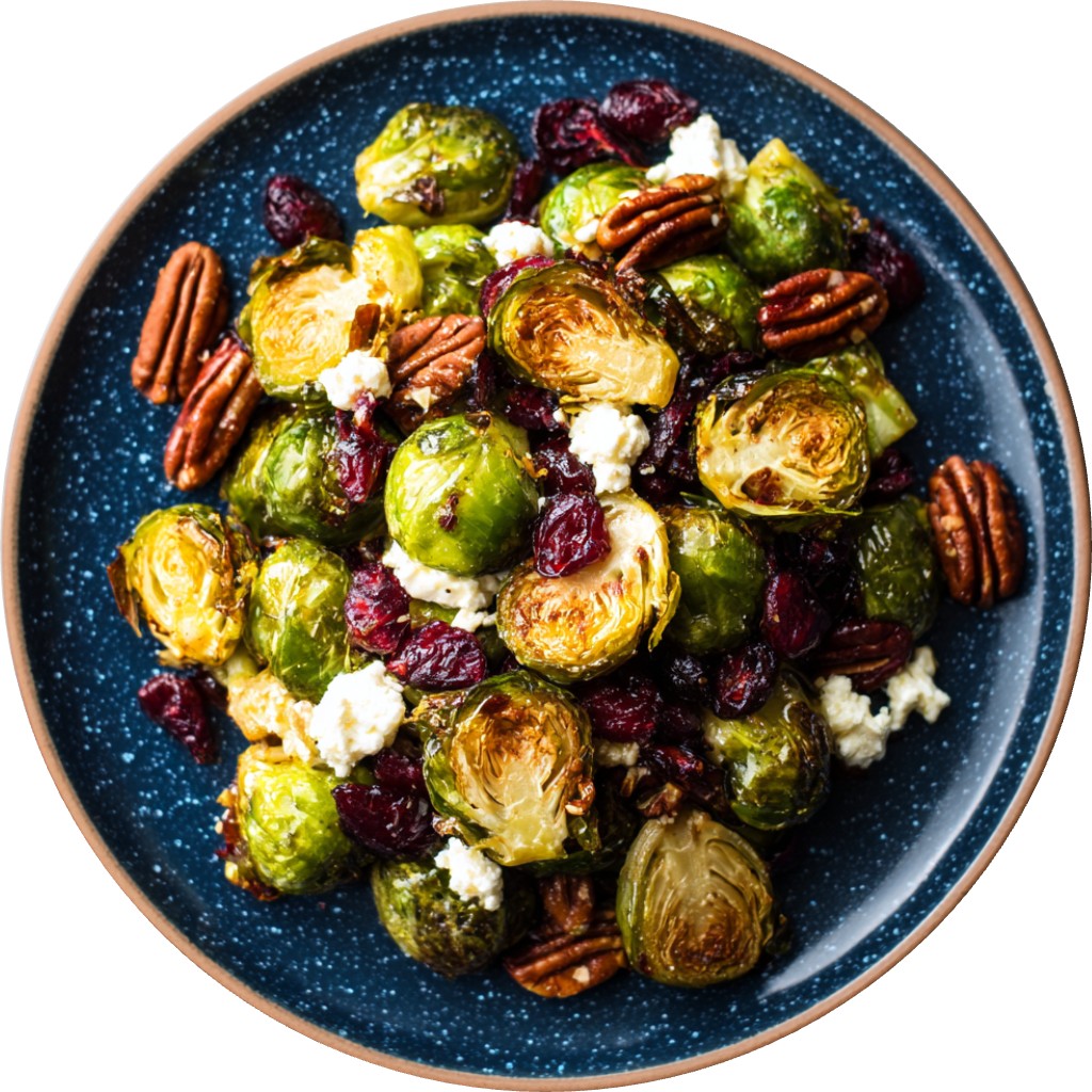 Maple Balsamic Roasted Brussel Sprouts