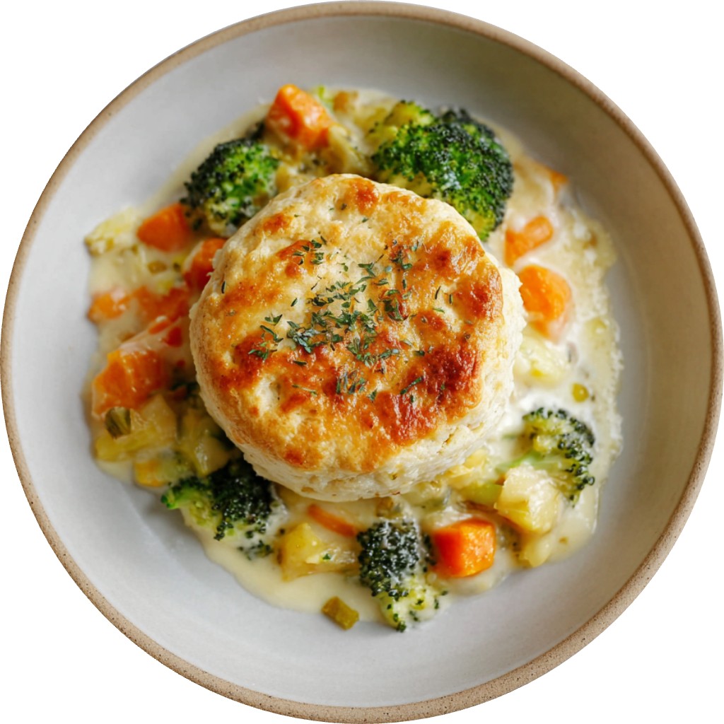 Cheddar Bay Biscuit Chicken Pot Pie