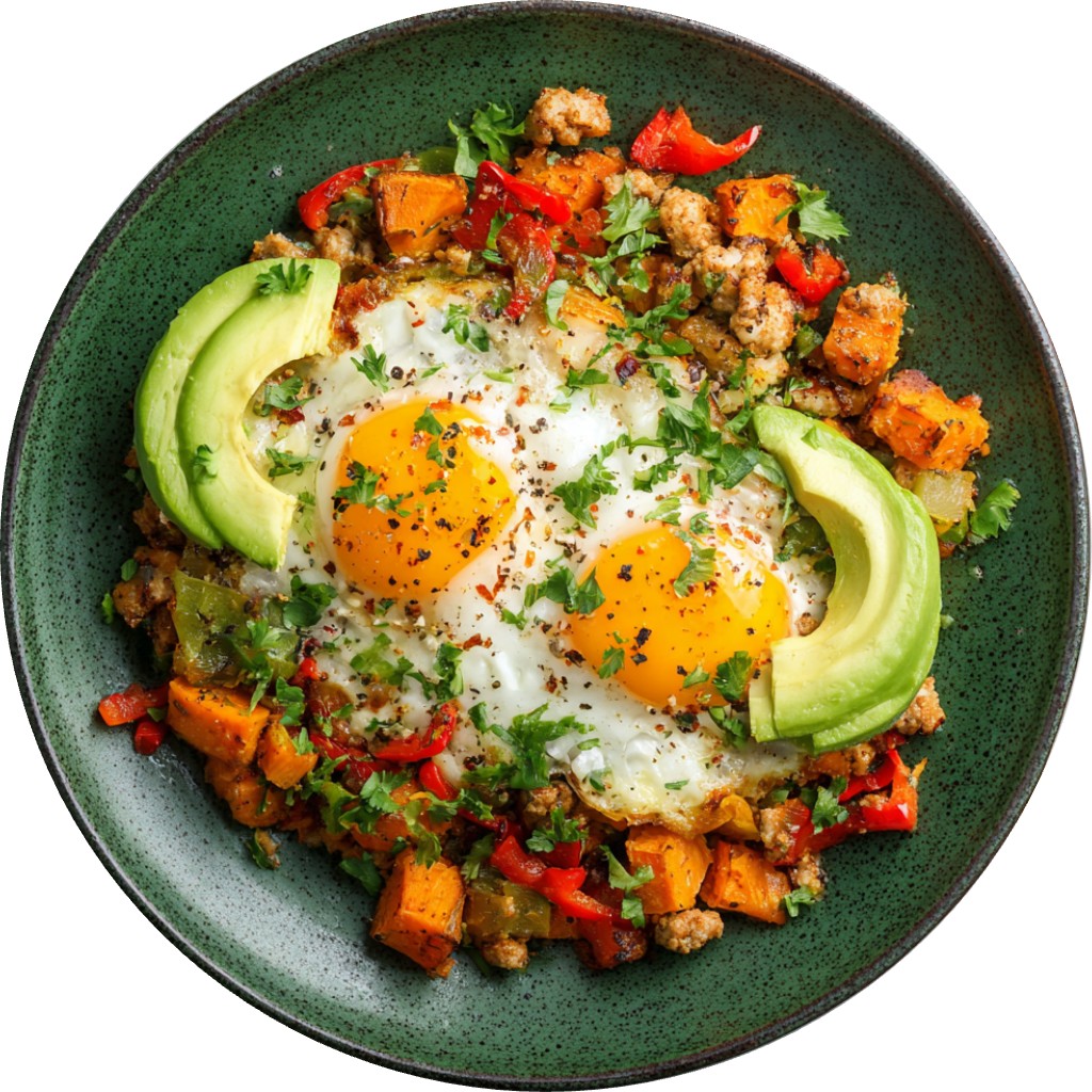 Ground Chicken & Potato Breakfast Bake