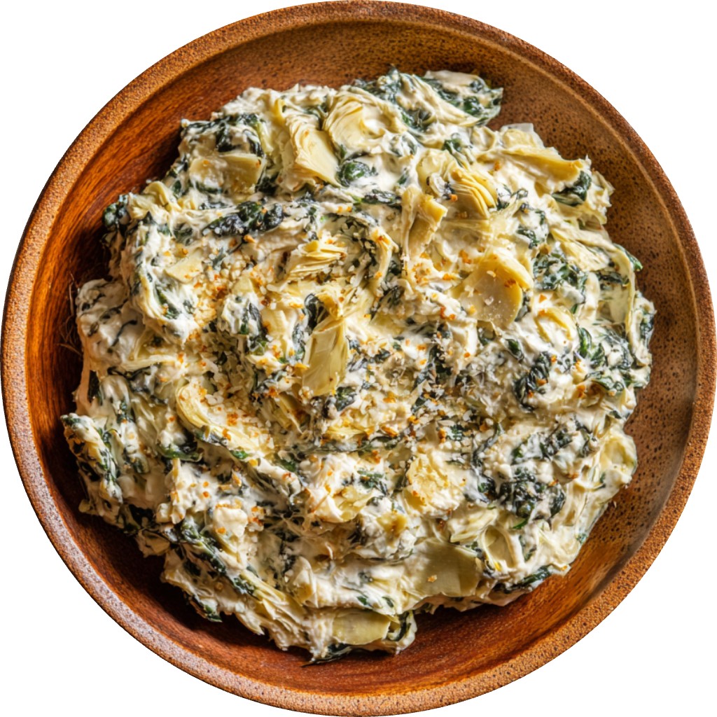 High Protein Spinach & Artichoke Dip