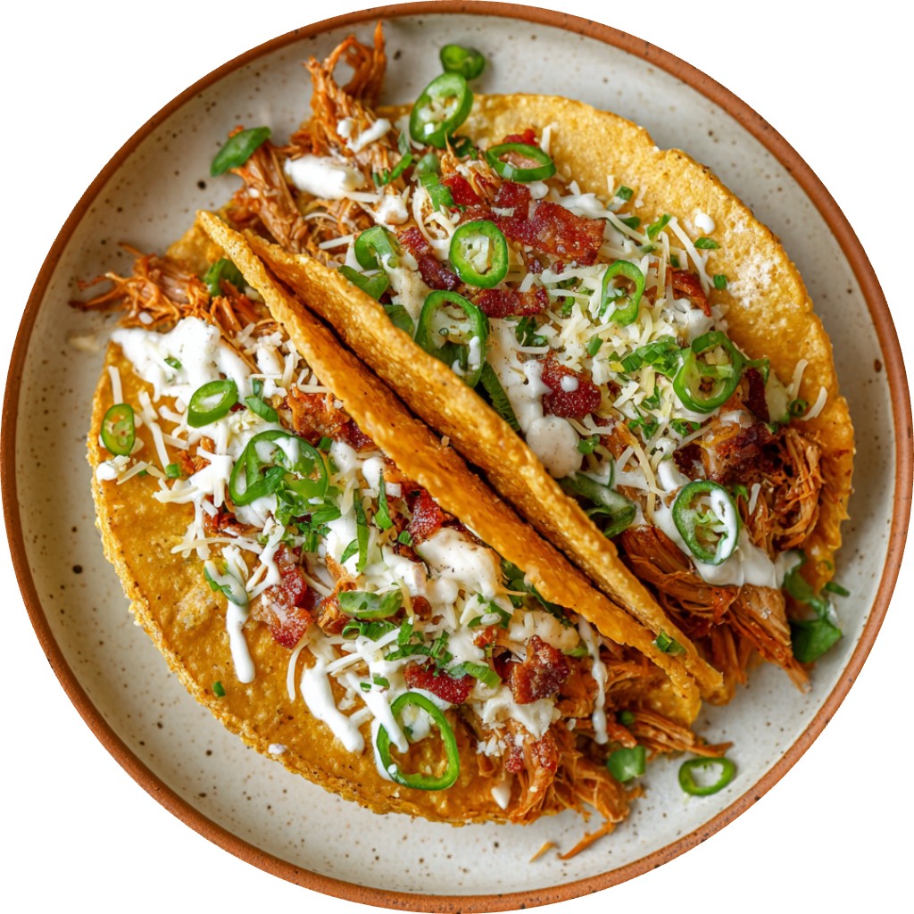 Chicken JalapeñO Popper Crispy Tacos