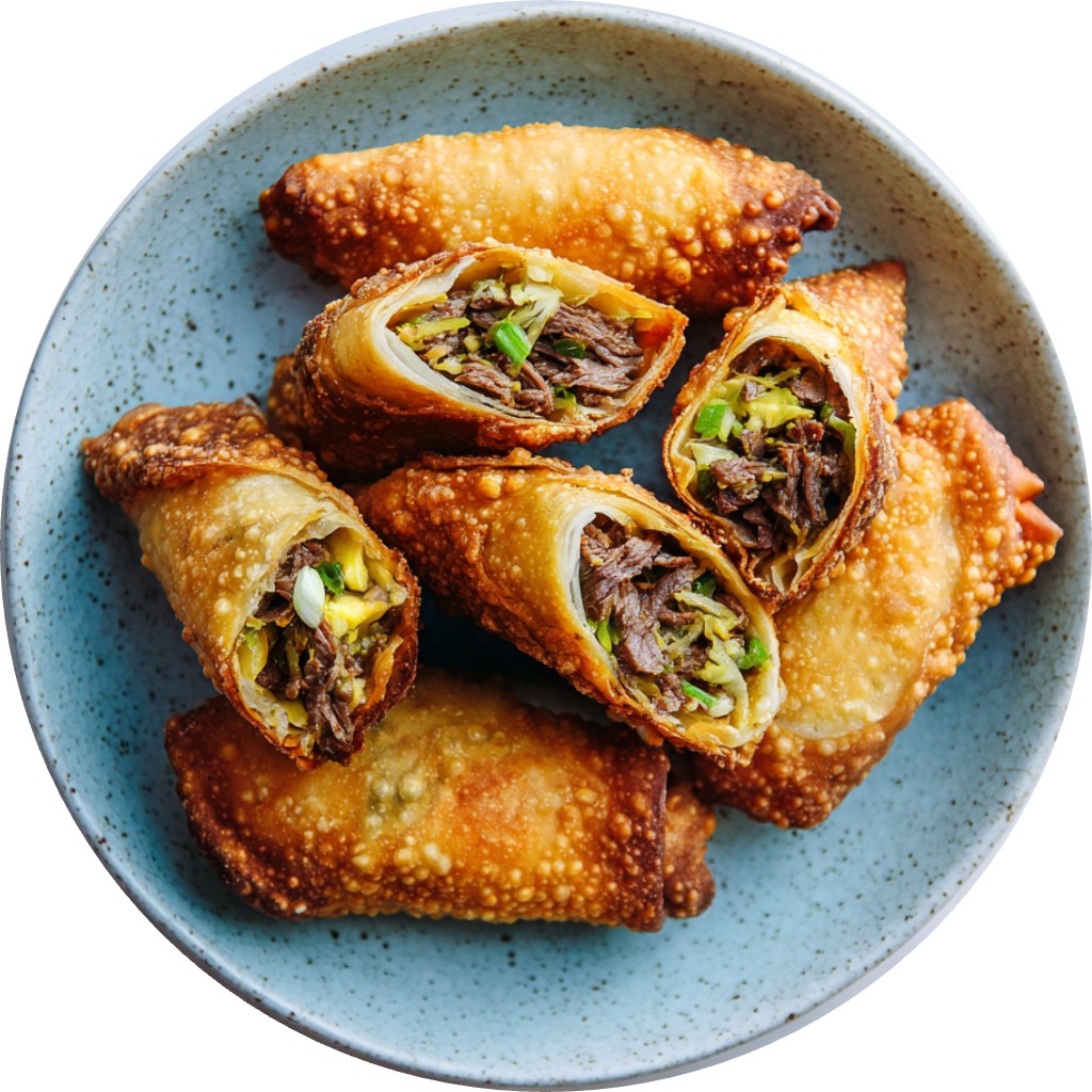 Philly Cheesesteak Egg Rolls