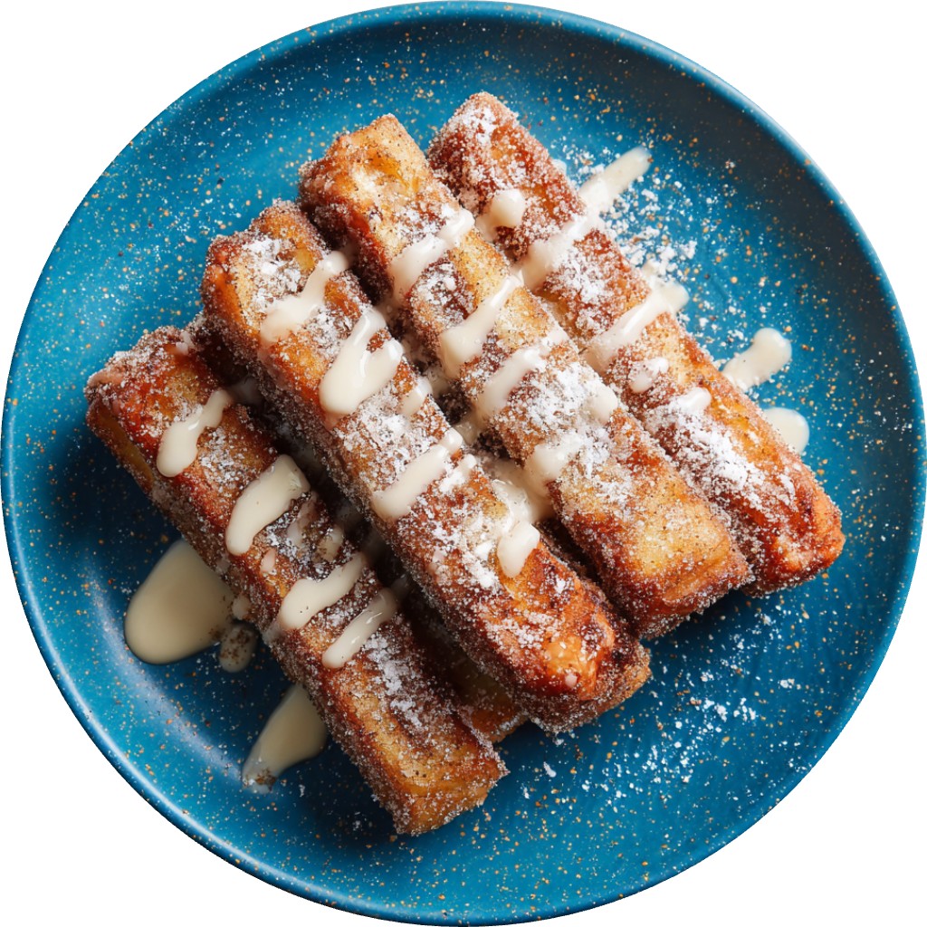 Cinnamon Sugar Hawaiian Roll French Toast Churros