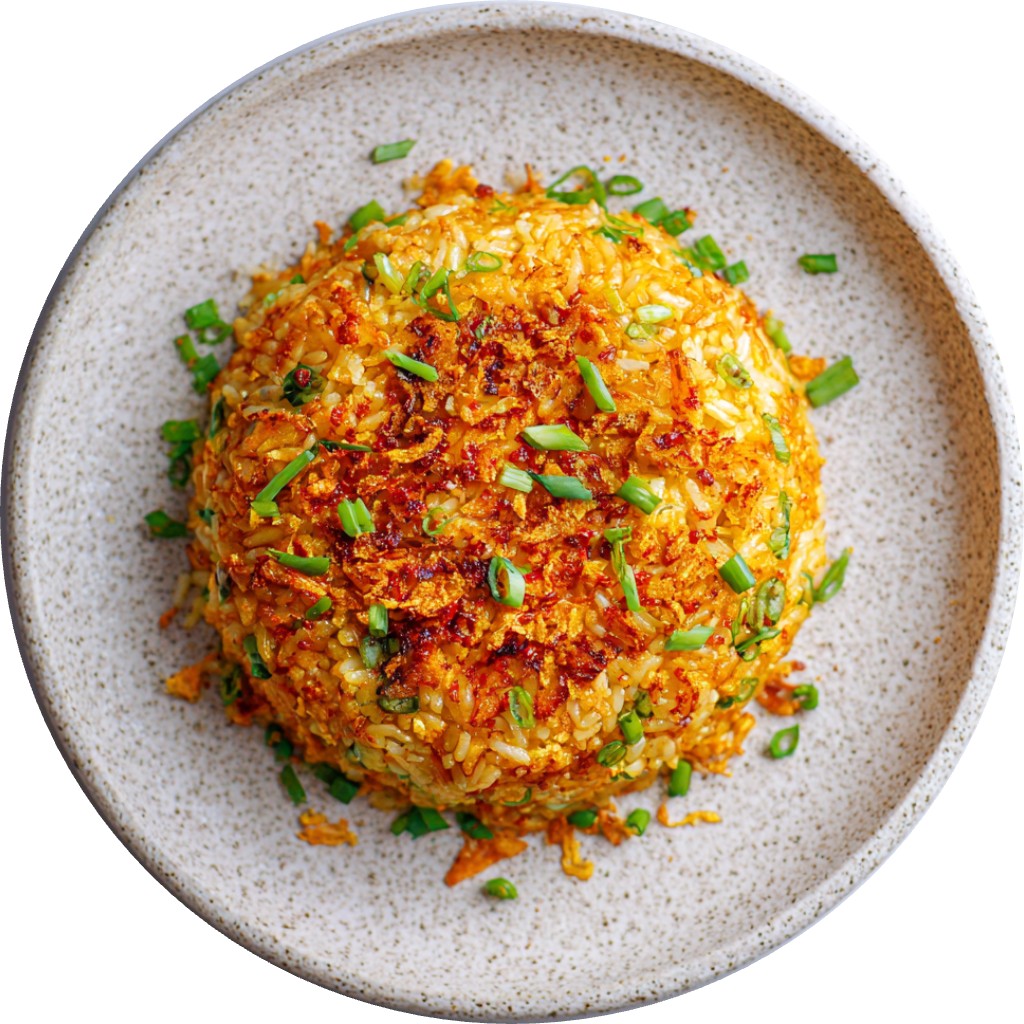 Fiery Crispy Garlic Rice