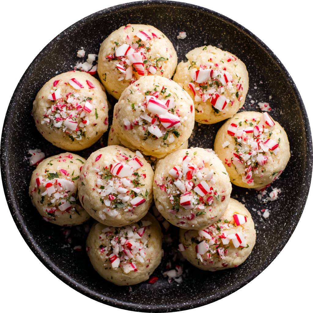 White Chocolate Peppermint Cookies
