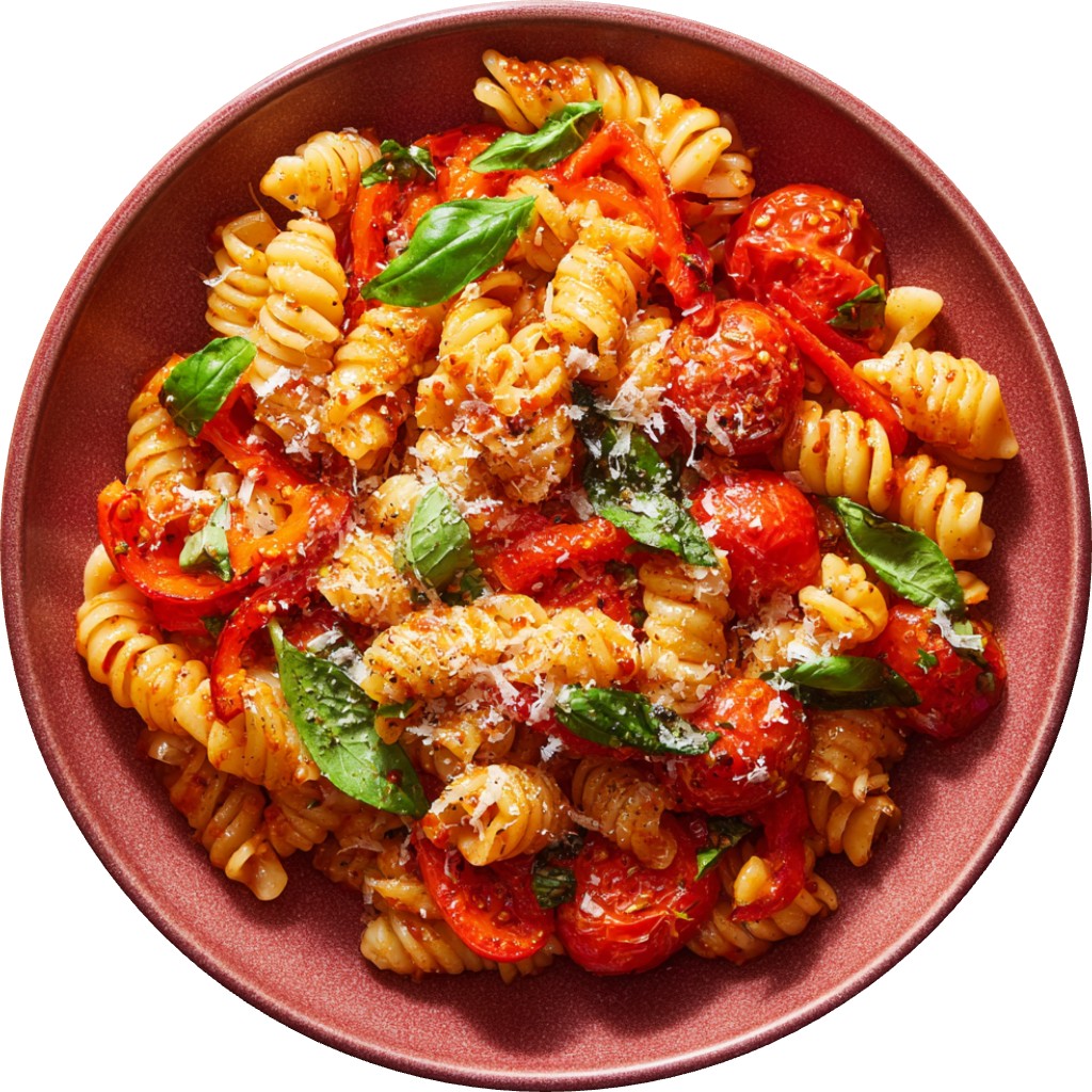 Spicy Red Bell Pepper Pasta