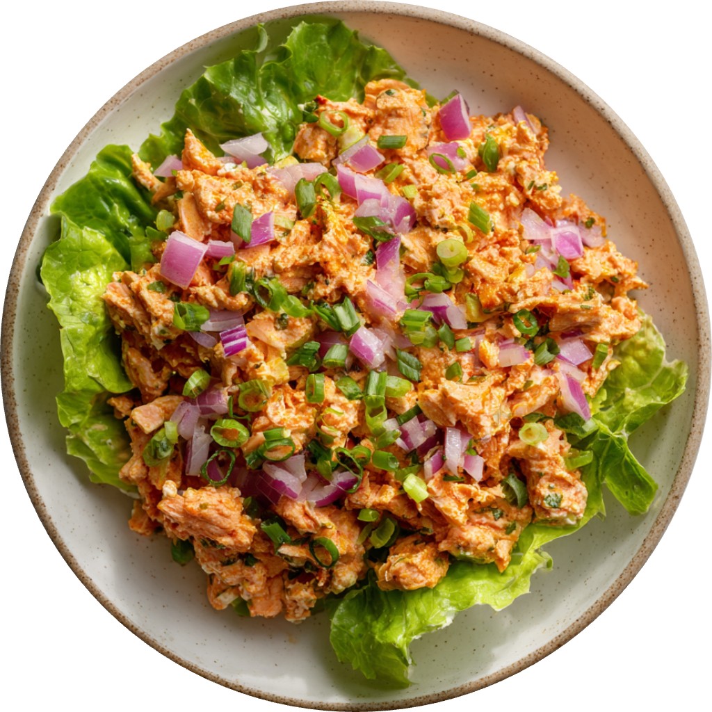 High Protein Buffalo Chicken Salad