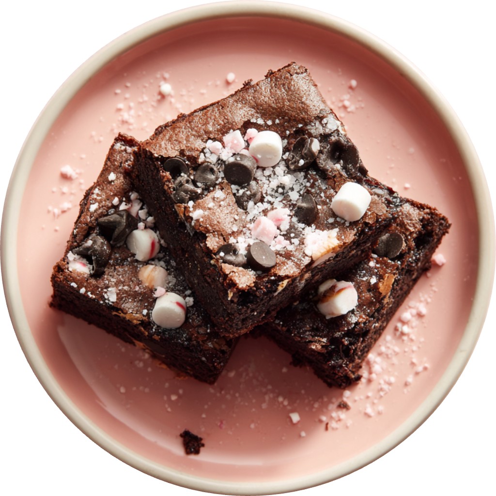 Oreo Peppermint Mocha Brownies