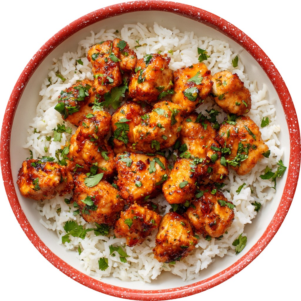 Cilantro Orange Chicken Bites