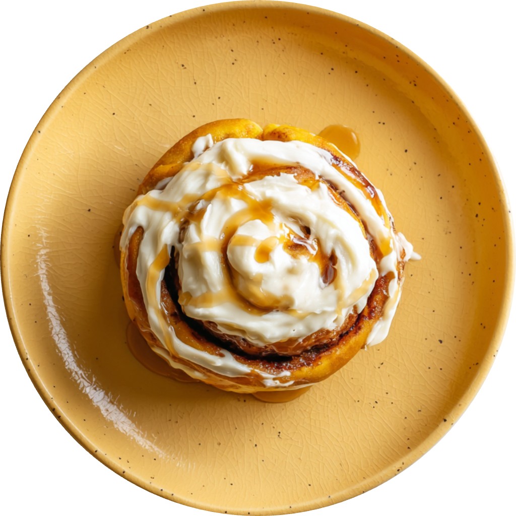 Pumpkin Cinnamon Rolls With Maple Cream Cheese Frosting